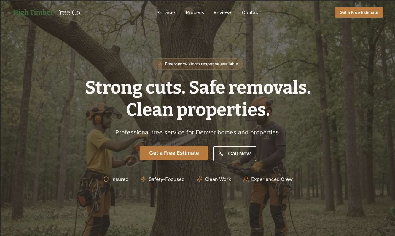 High Timber Tree Co.